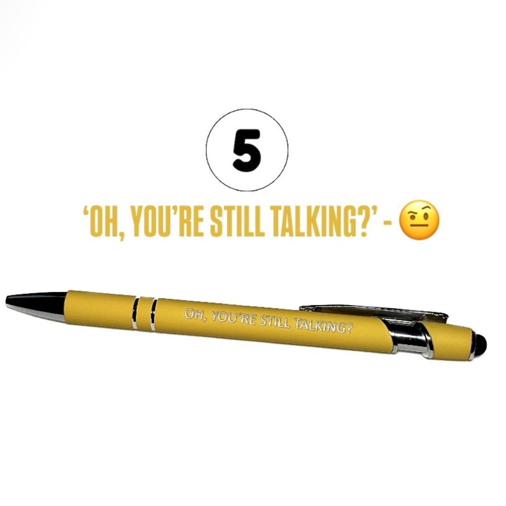 Funny Phrase Pen (1) with Stylus - Picture 7 of 16